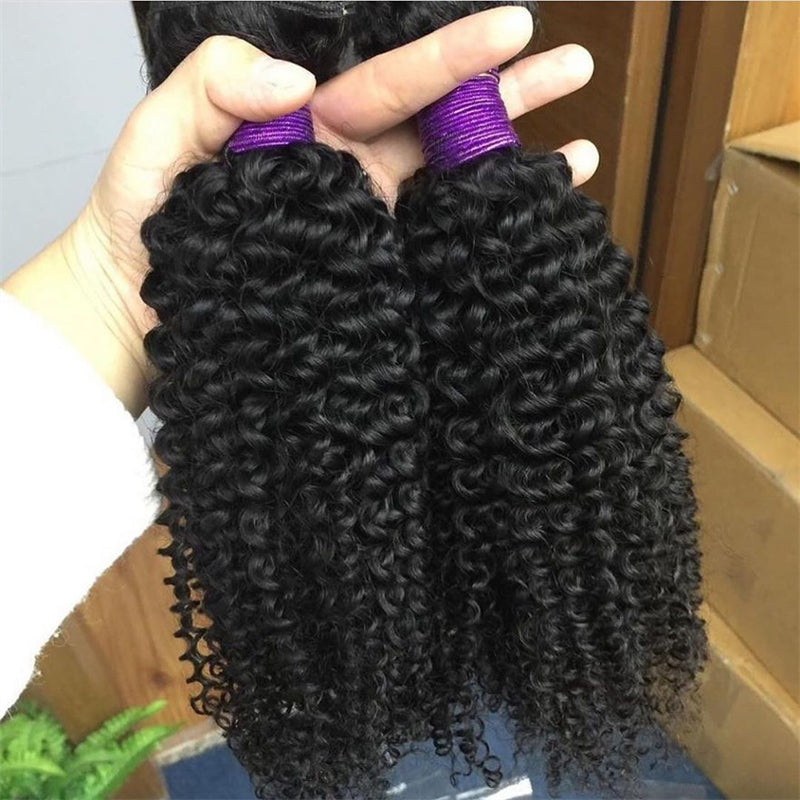 3 pieces Samuel Hair 12A curly wave natural black hair bundles free shipping