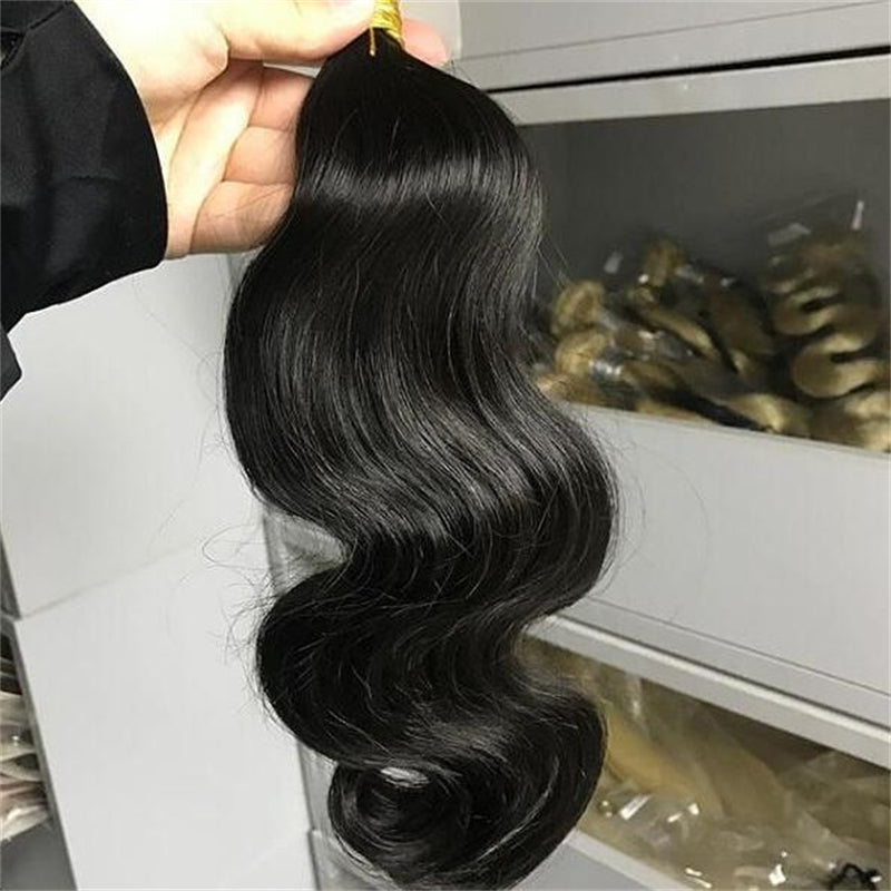 3 pieces Samuel Hair 12A body wave  natural black hair bundles free shipping